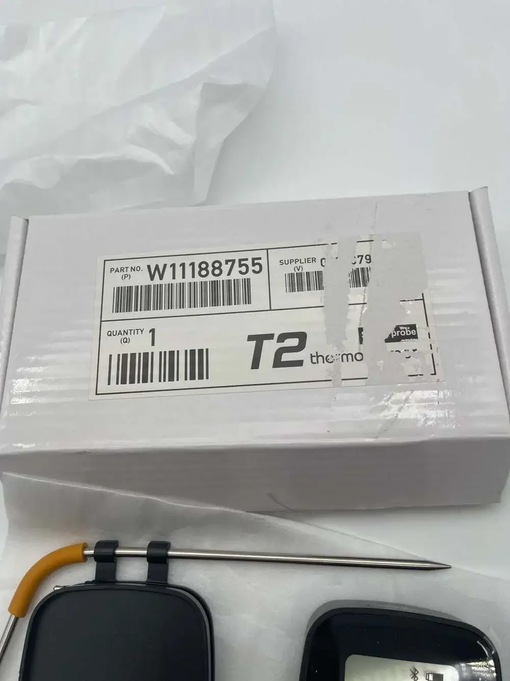 Whirlpool T2 Thermo & Timer Wireless Bluetooth‎ Meat Probe W11188755 — New